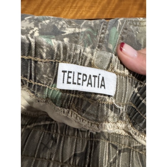Telepatia Camo Cargo Pants Tree Print Size 1/25 Hunting Jogger - Picture 3 of 7